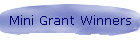 Mini Grant Winners